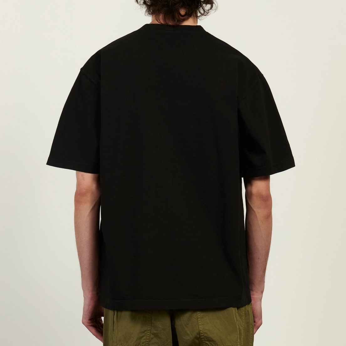 Stone Island Мужская футболка Combed Organic Cotton Jersey Compass Patch