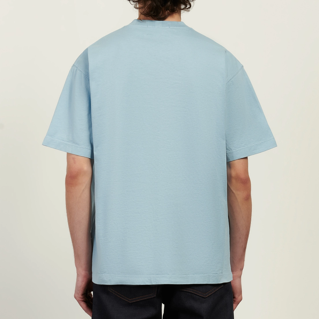 Stone Island Мужская футболка Combed Organic Cotton Jersey Compass Patch