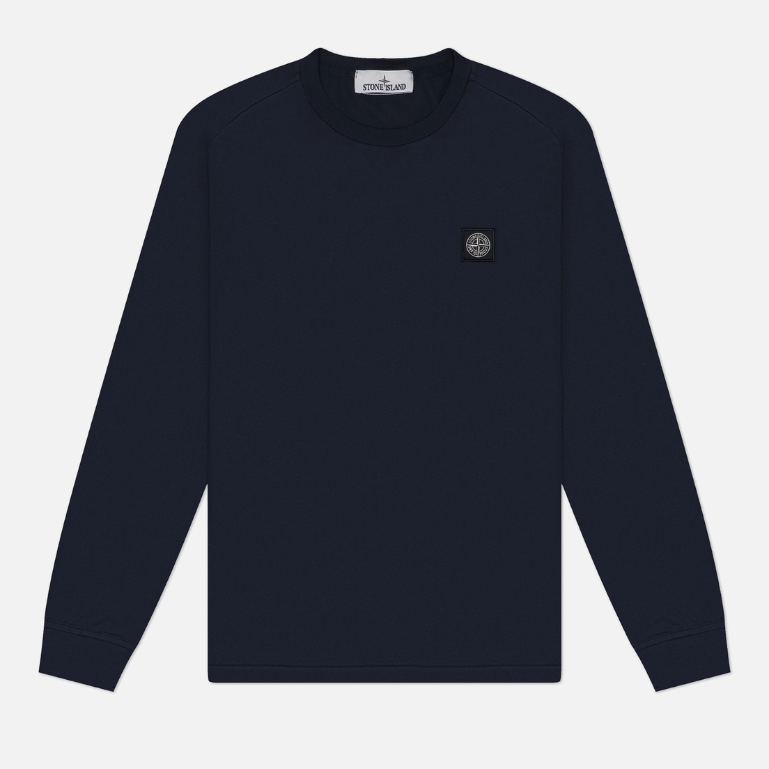 Stone Island Мужской лонгслив 60/2 Cotton Jersey Slim Compass Patch