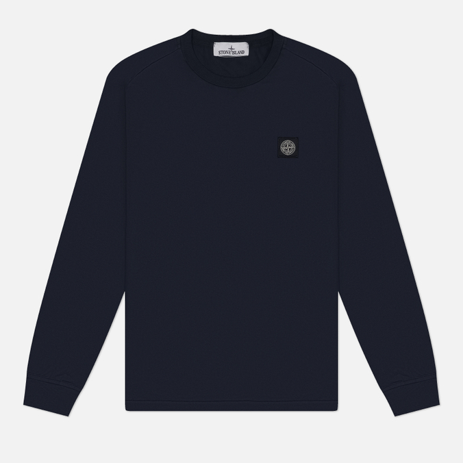 Мужской лонгслив Stone Island 60/2 Cotton Jersey Slim Compass Patch