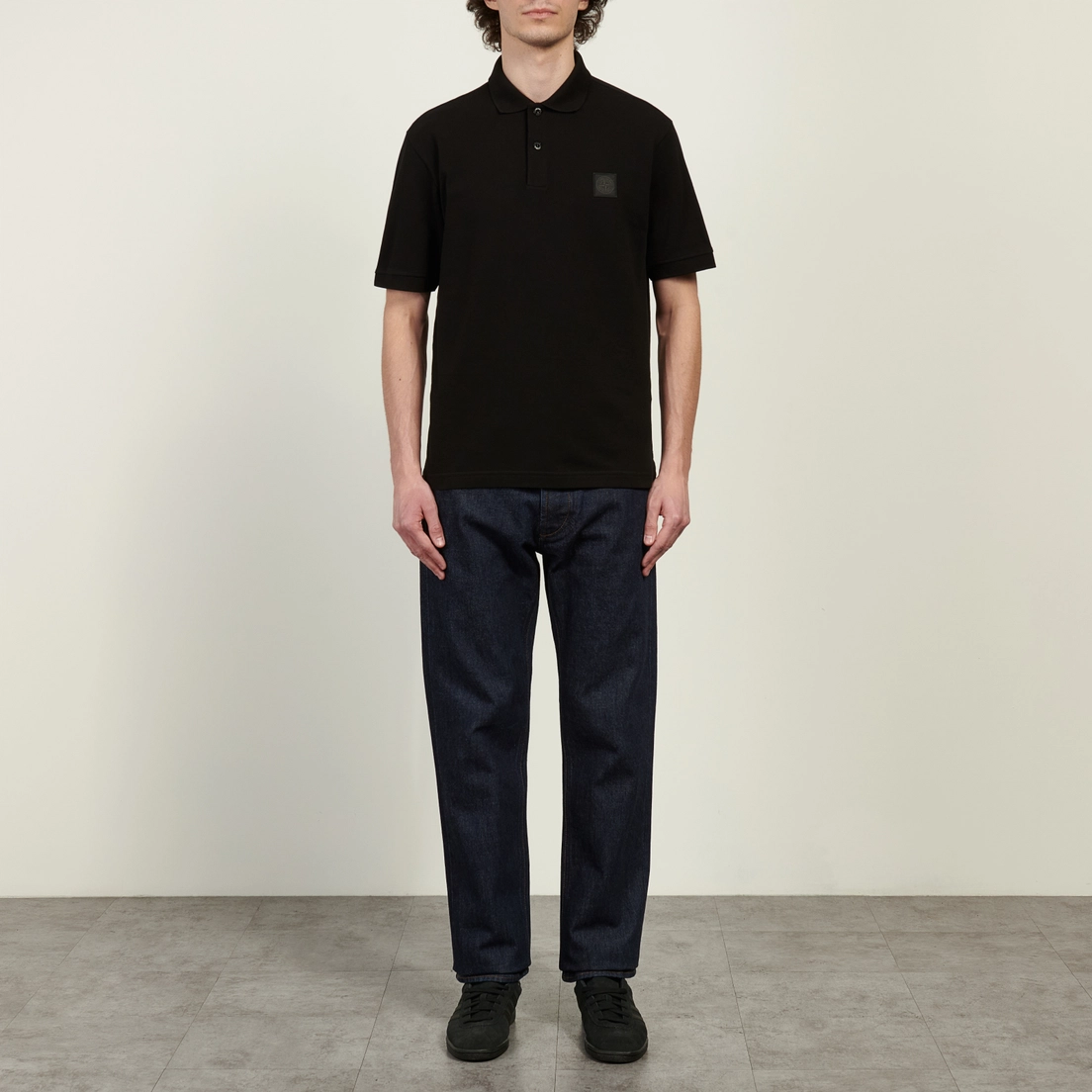 Stone Island Мужское поло Stellina 50/2 Organic Cotton Pique