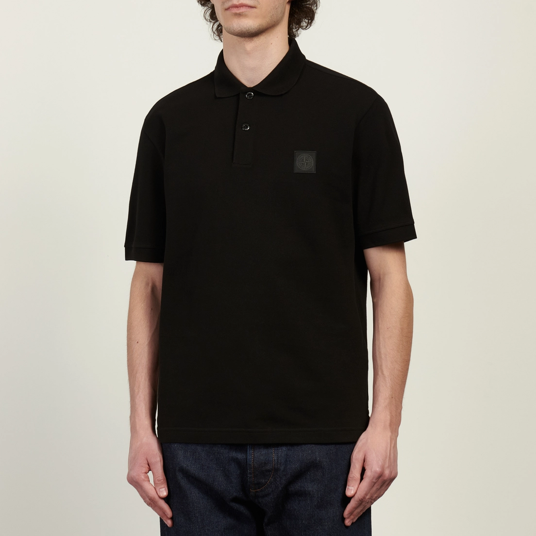 Stone Island Мужское поло Stellina 50/2 Organic Cotton Pique