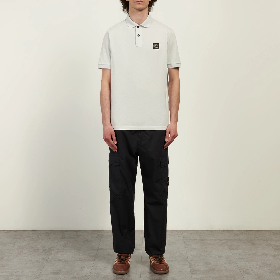 Stone Island Мужское поло Organic Cotton Pique Slim