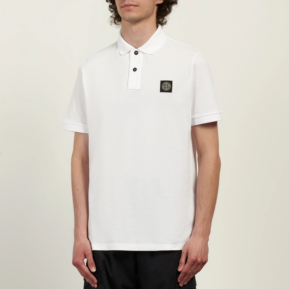 Stone Island Мужское поло Organic Cotton Pique Slim