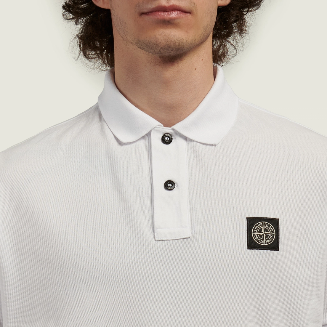 Stone Island Мужское поло Organic Cotton Pique Slim