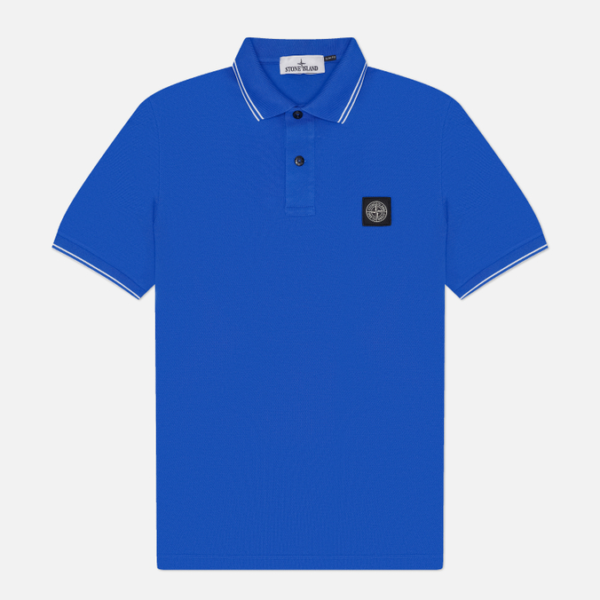 Мужское поло Stone Island Organic Cotton Pique With Stretch Slim
