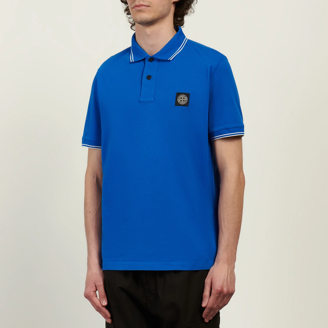 Stone Island Мужское поло Organic Cotton Pique With Stretch Slim