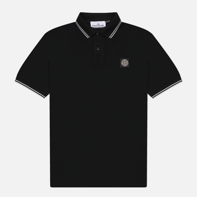 Мужское поло Stone Island Organic Cotton Pique With Stretch Slim