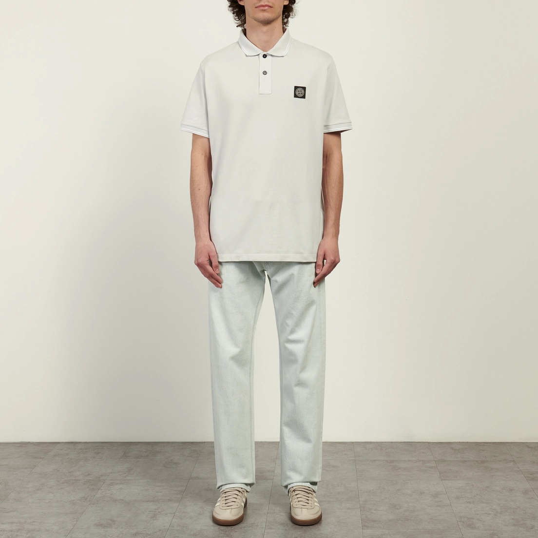 Stone Island Мужское поло Organic Cotton Pique With Stretch Slim