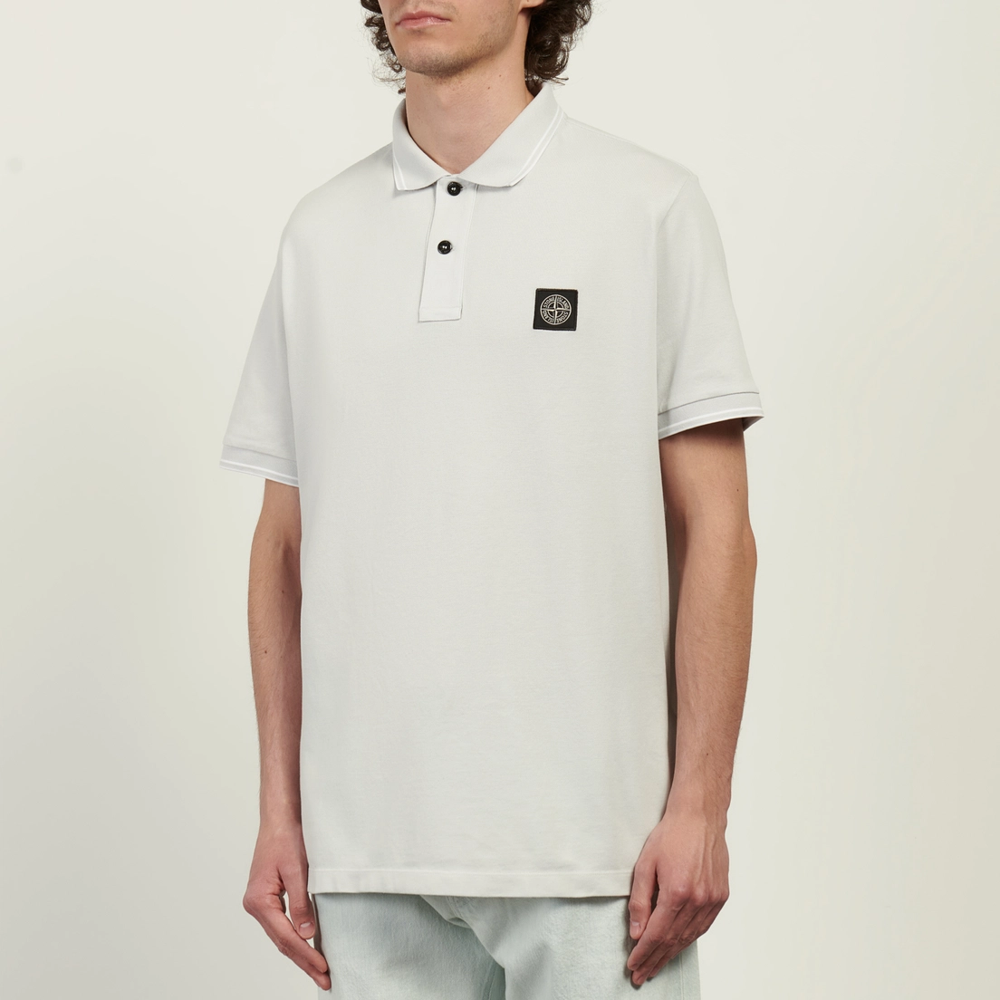 Stone Island Мужское поло Organic Cotton Pique With Stretch Slim