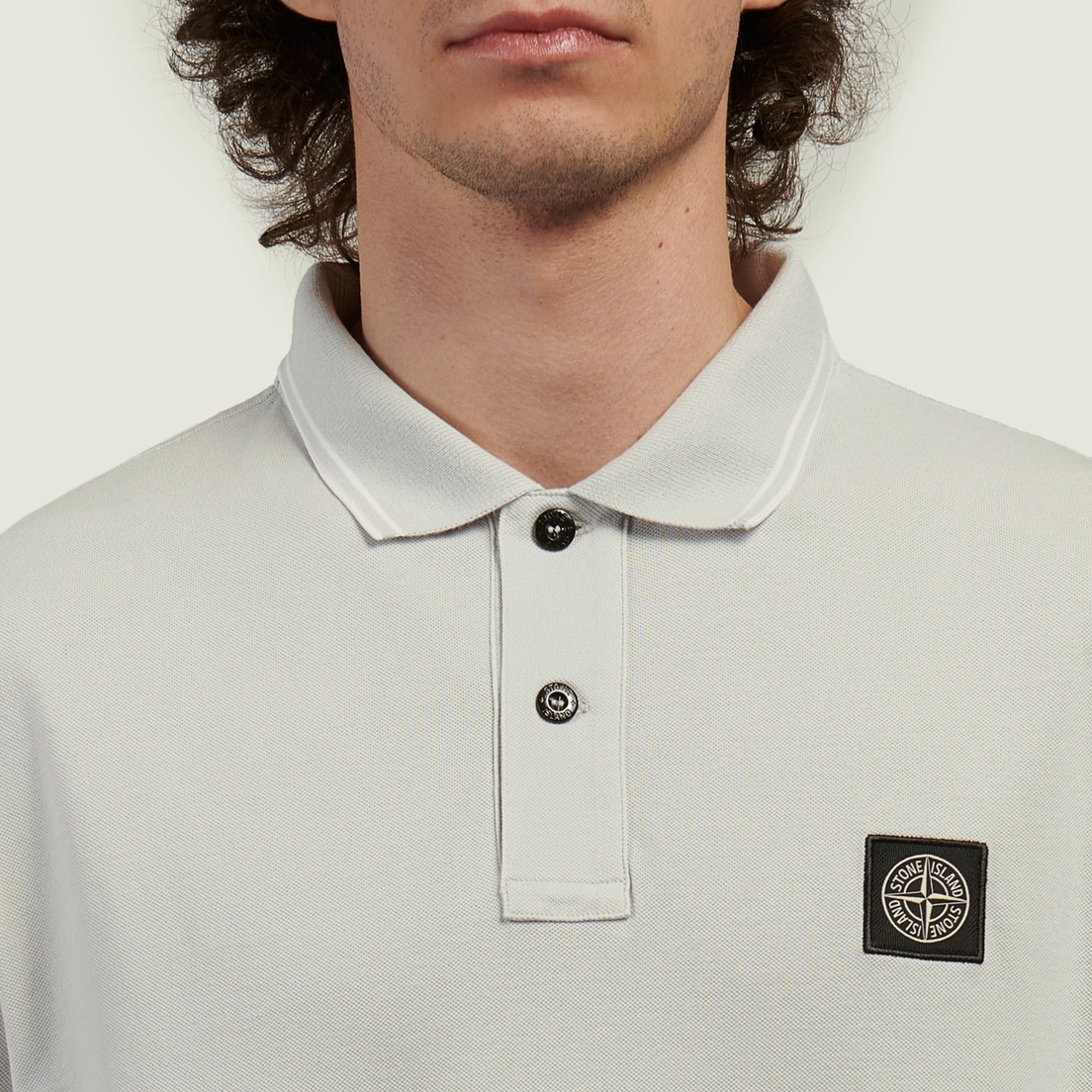 Stone Island Мужское поло Organic Cotton Pique With Stretch Slim