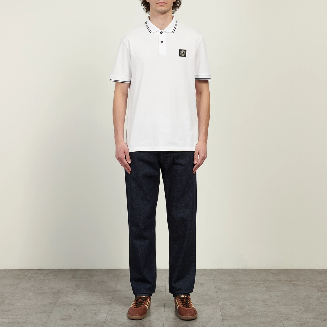 Stone Island Мужское поло Organic Cotton Pique With Stretch Slim