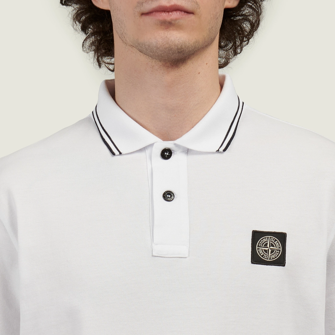 Stone Island Мужское поло Organic Cotton Pique With Stretch Slim