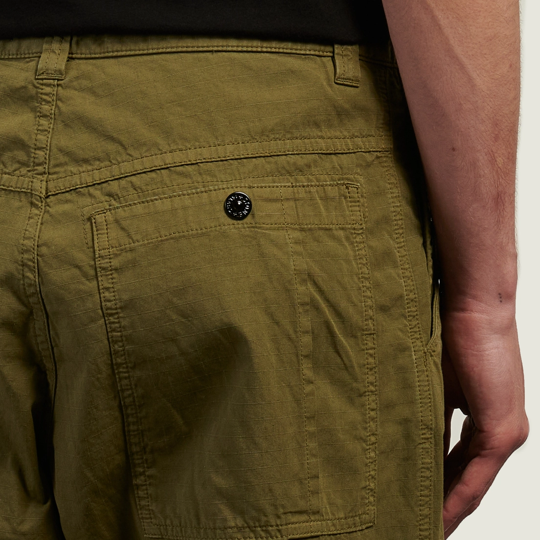 Stone Island Мужские брюки Mercerised Organic Cotton Ripstop Relaxed