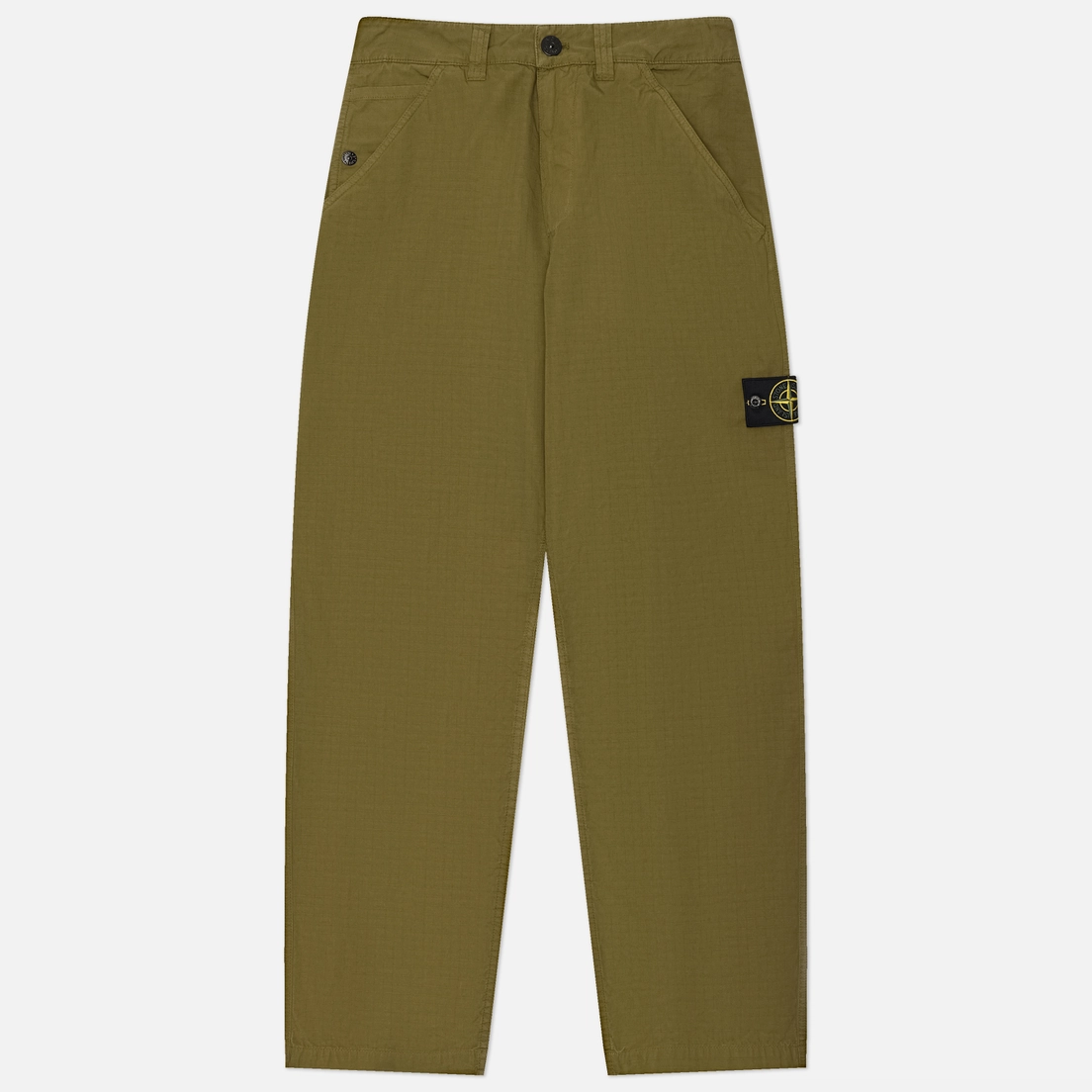 Stone Island Мужские брюки Mercerised Organic Cotton Ripstop Relaxed