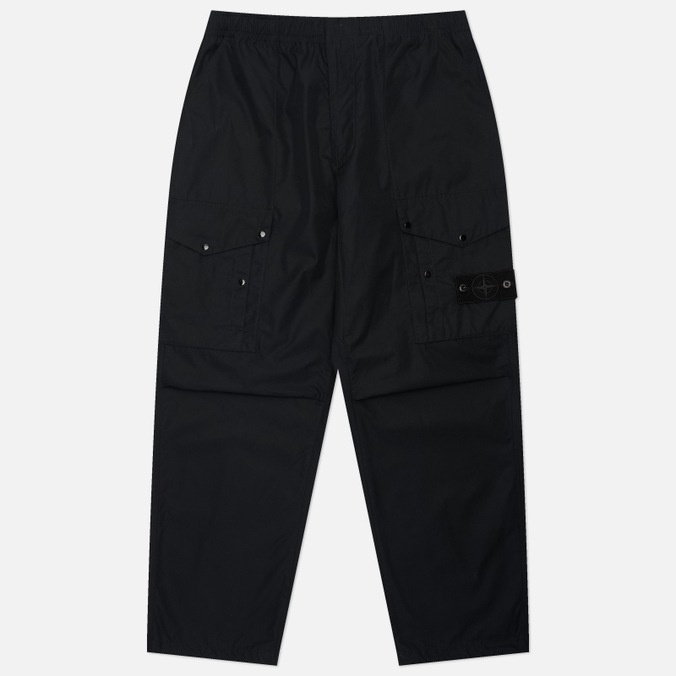 Мужские брюки Stone Island Ghost Piece All-Weather Cotton Canvas Loose Cargo