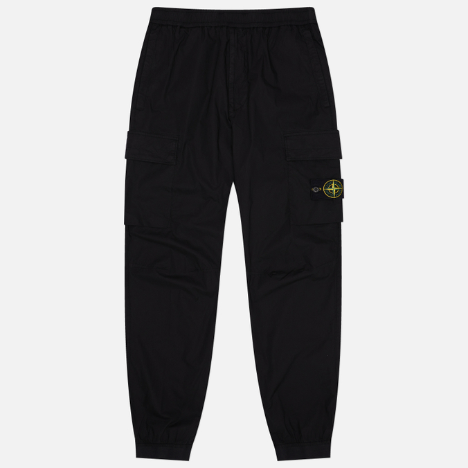Мужские брюки Stone Island Stretch Cotton Tela Paracadute Regular Tapered Cargo