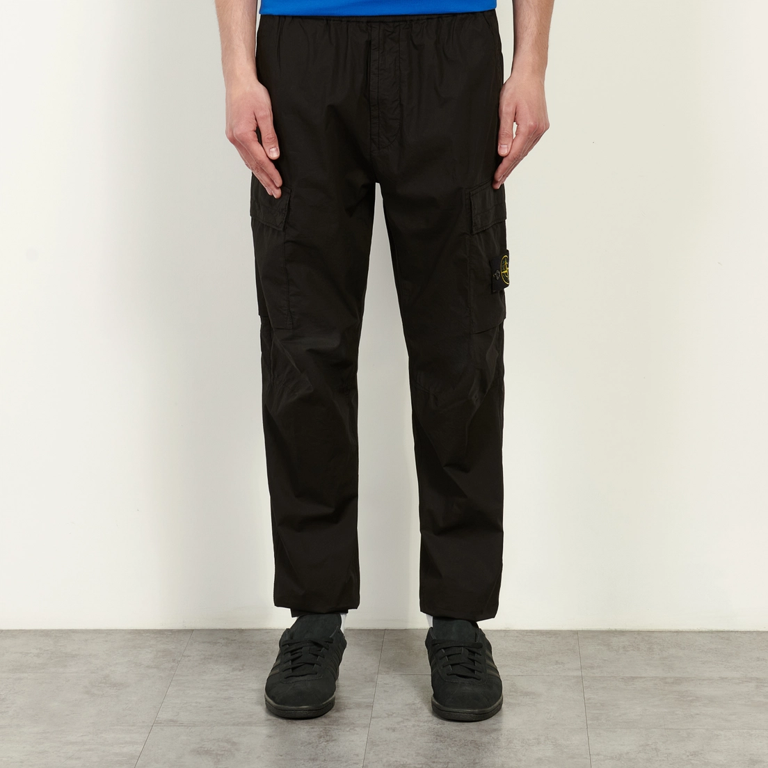 Stone Island Мужские брюки Stretch Cotton Tela Paracadute Regular Tapered Cargo