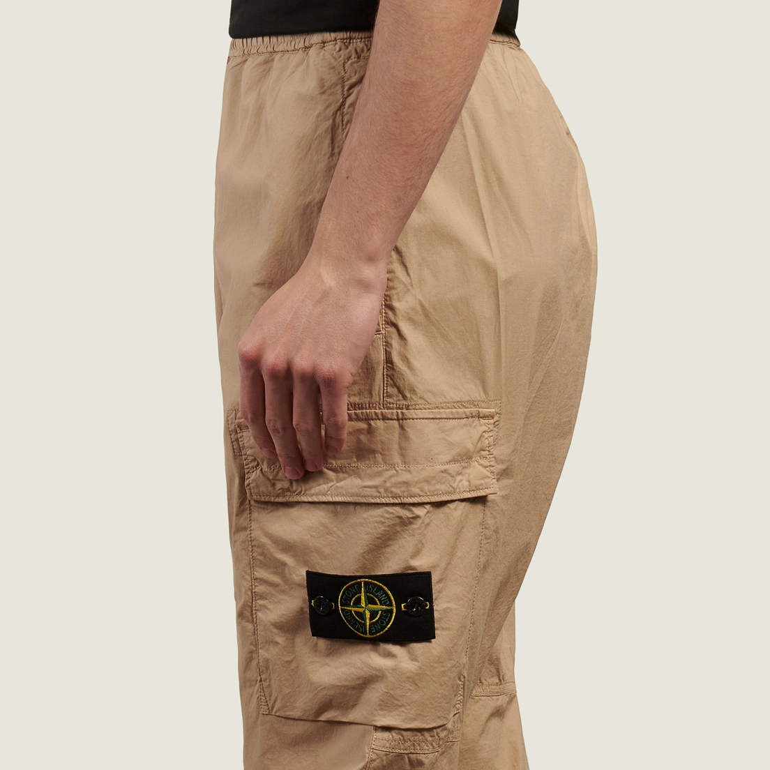 Stone Island Мужские брюки Stretch Cotton Tela Paracadute Regular Tapered Cargo