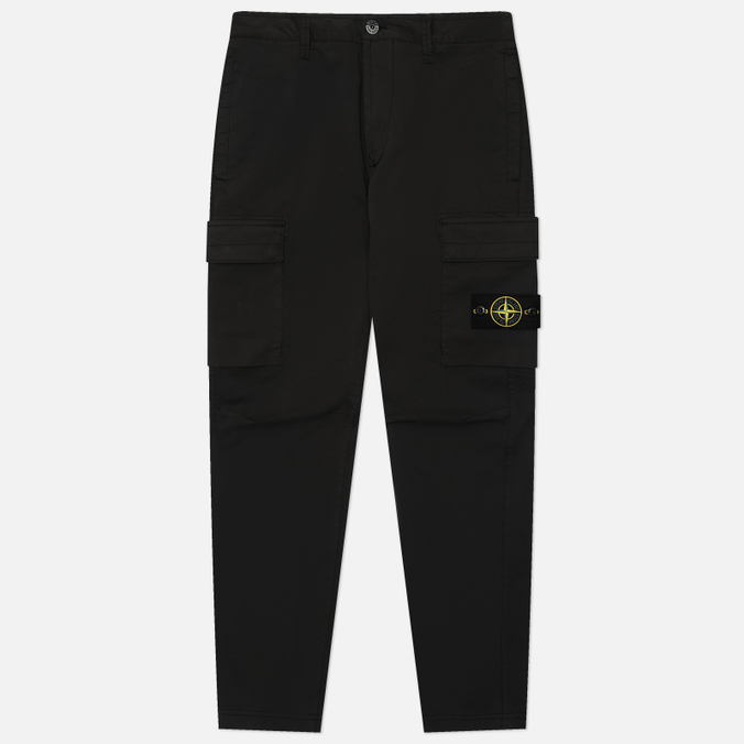 Мужские брюки Stone Island Stretch Organic Cotton Twill Regular Tapered Cargo