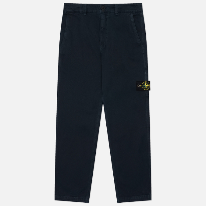 Мужские брюки Stone Island Organic Panama Cotton Old Effect Regular