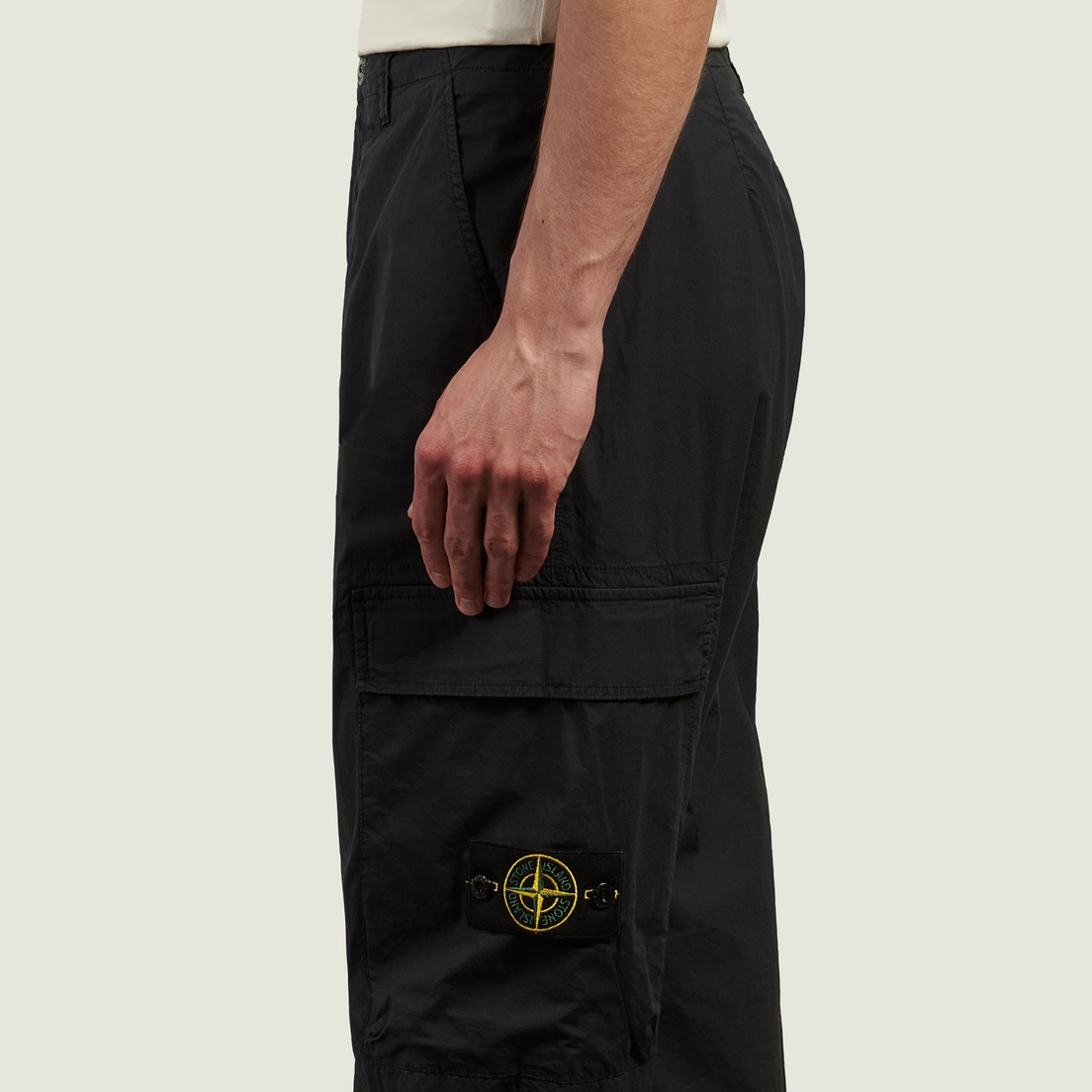 Stone Island Мужские брюки Stretch Cotton Tela Paracadute Loose Cargo
