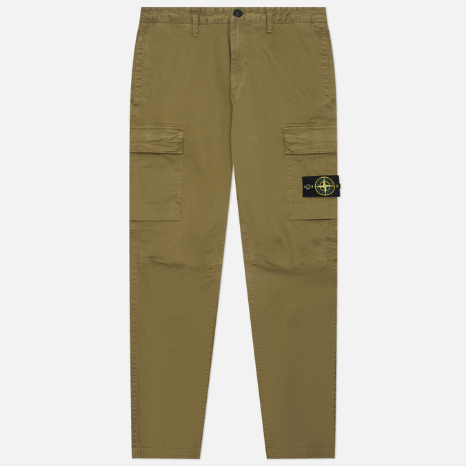 Мужские брюки Stone Island Organic Cotton Stretch Broken Twill Old Effect