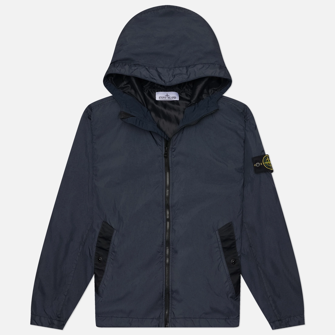 Stone Island Мужская куртка ветровка Crinkle Reps NY Hooded