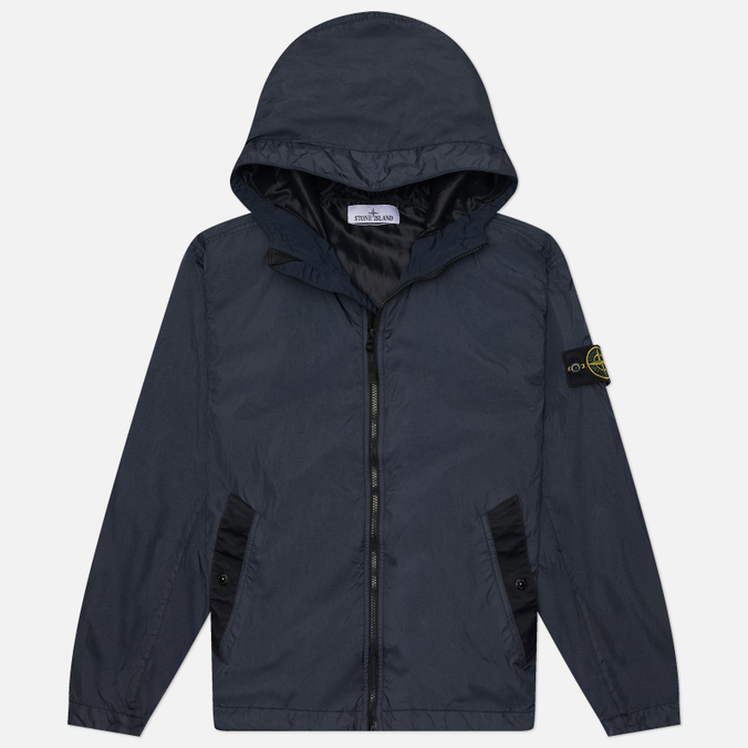 Мужская куртка ветровка Stone Island Crinkle Reps NY Hooded