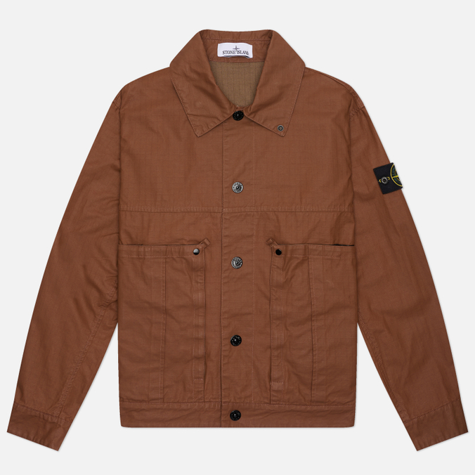 Мужская куртка ветровка Stone Island Double-Coated Cotton Ripstop Coach