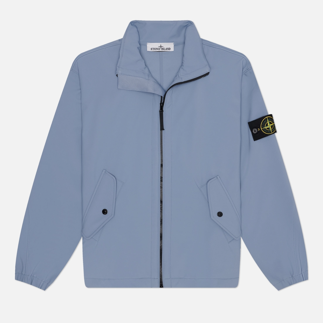 Stone Island Мужская куртка ветровка Light Soft Shell-R E.Dye Stand Collar