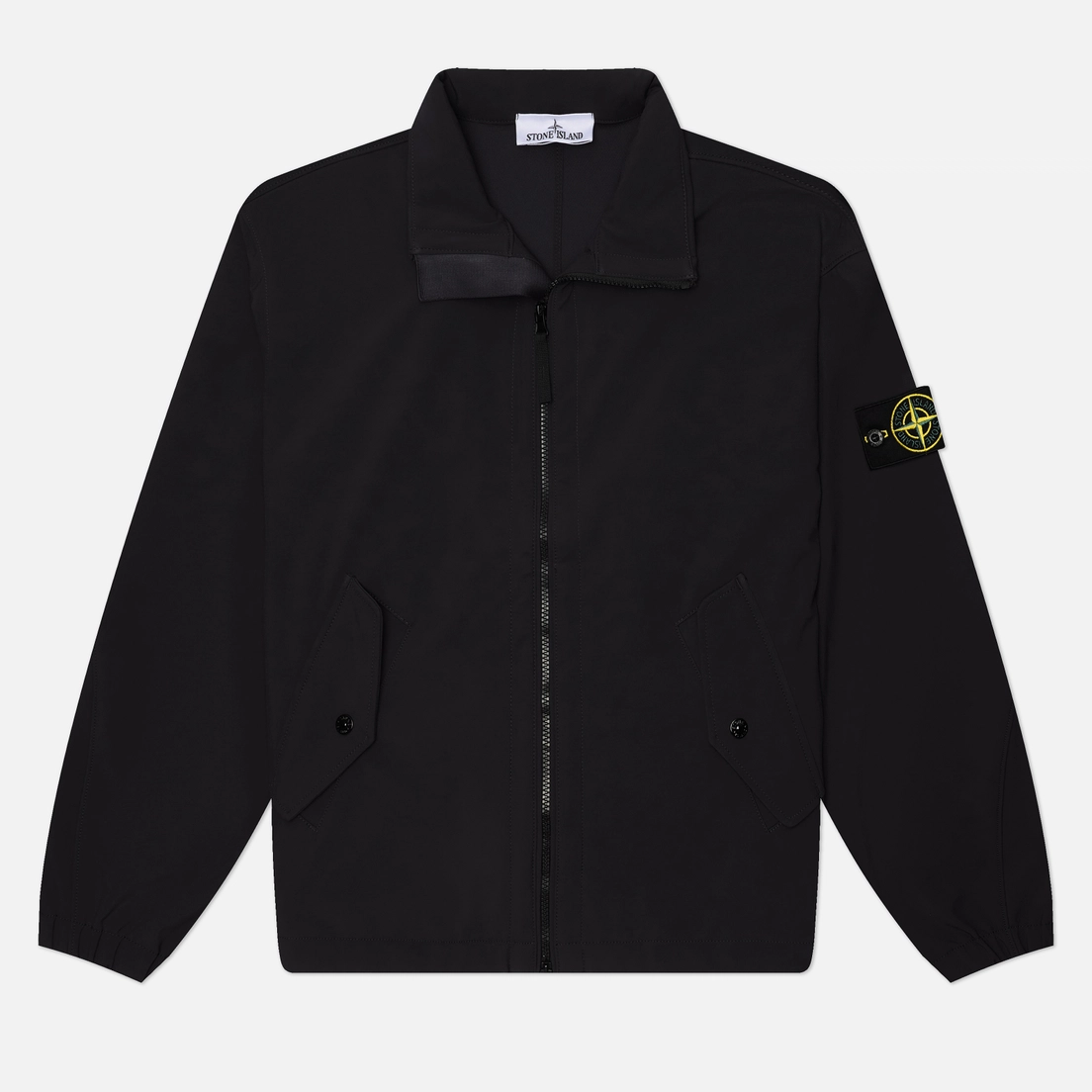 Stone Island Мужская куртка ветровка Light Soft Shell-R E.Dye Stand Collar