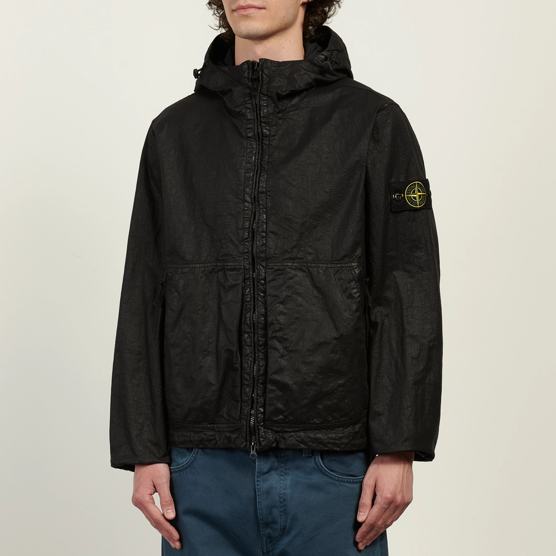 Stone Island Мужская куртка ветровка Organic-Look Nylon Panama-TC