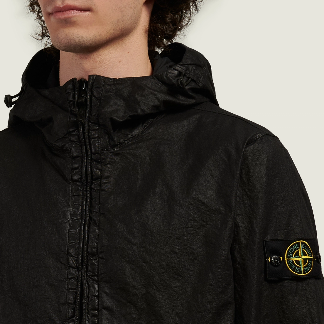Stone Island Мужская куртка ветровка Organic-Look Nylon Panama-TC