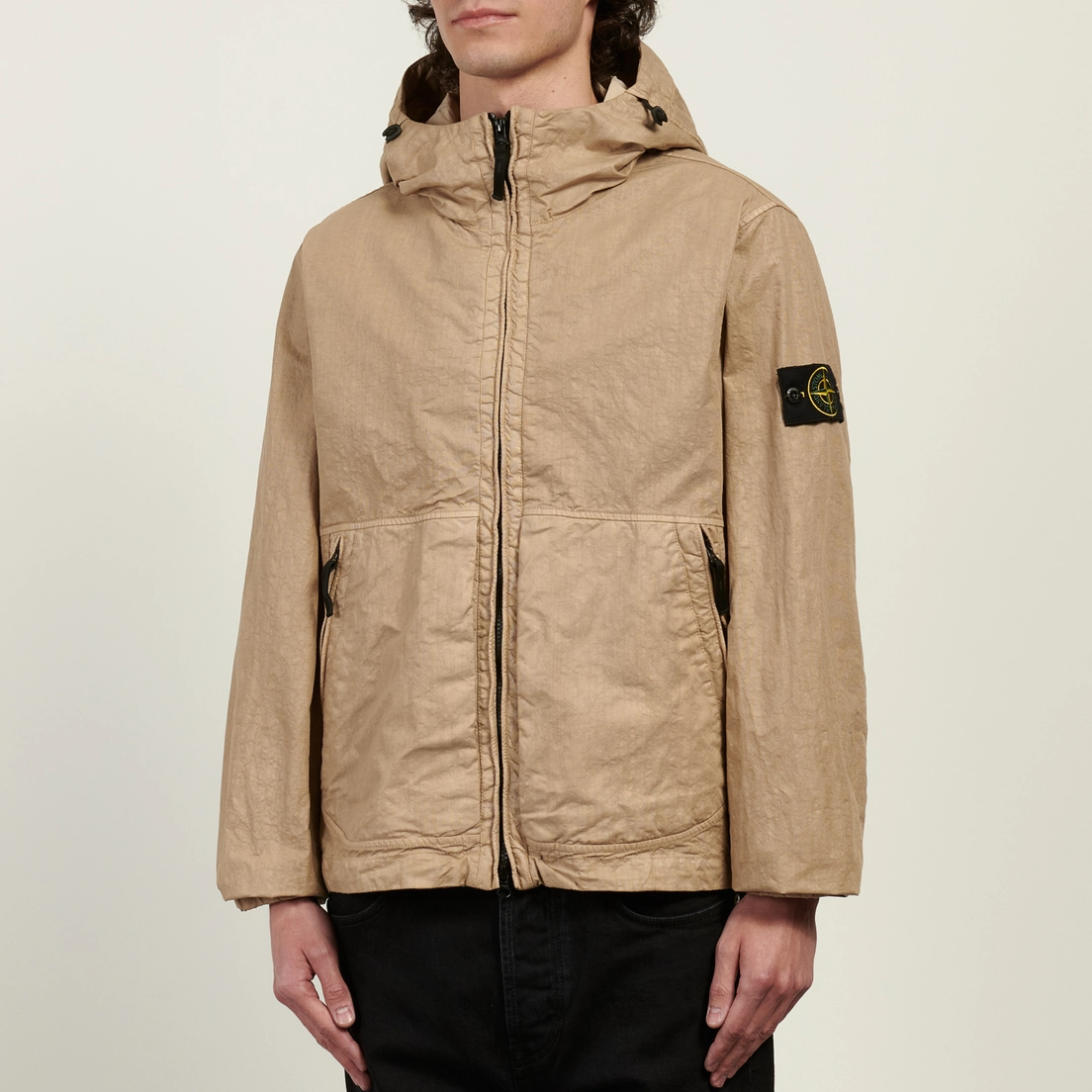 Stone Island Мужская куртка ветровка Organic-Look Nylon Panama-TC