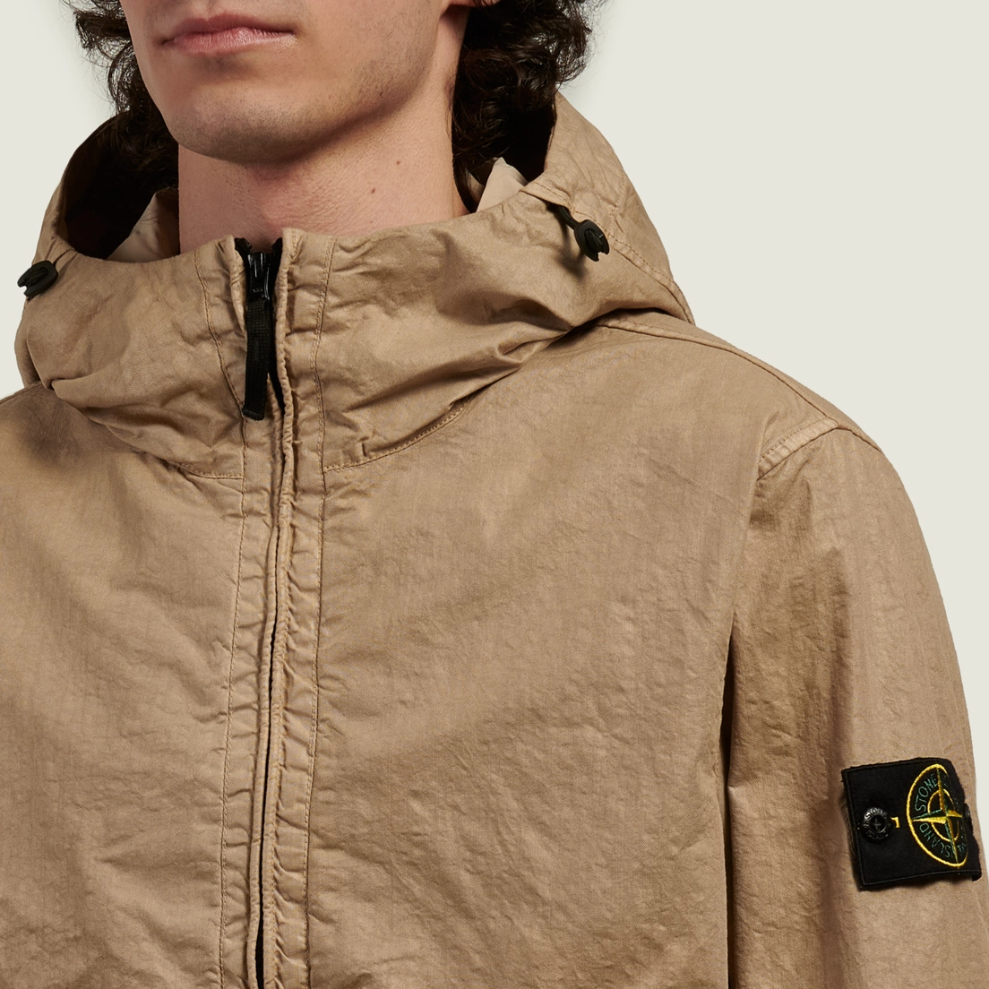 Stone Island Мужская куртка ветровка Organic-Look Nylon Panama-TC