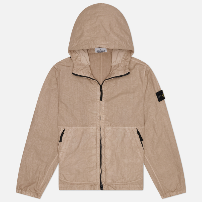 Мужская куртка ветровка Stone Island Organic-Look Nylon Panama-TC