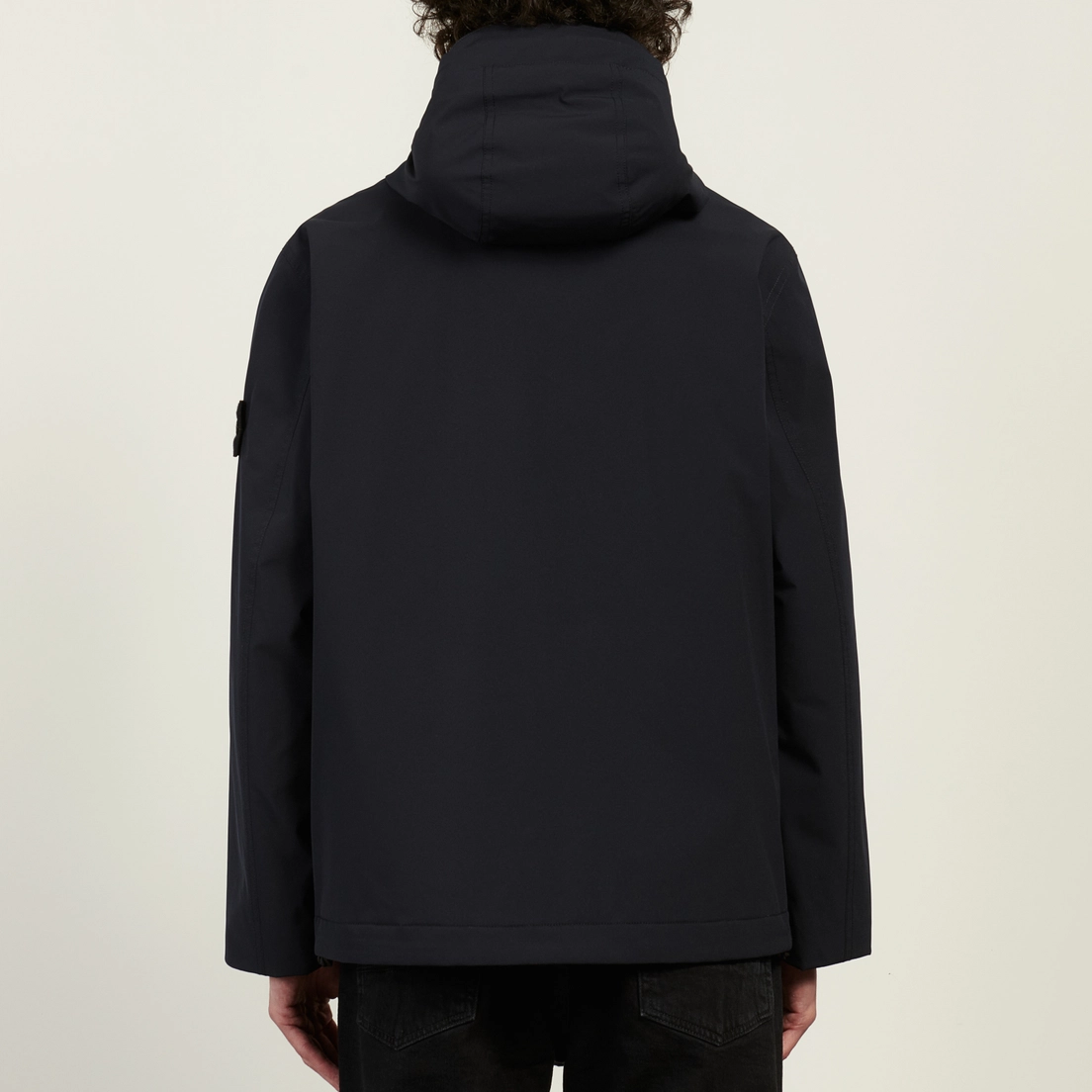 Stone Island Мужская куртка ветровка Soft Shell-R E.Dye Hooded