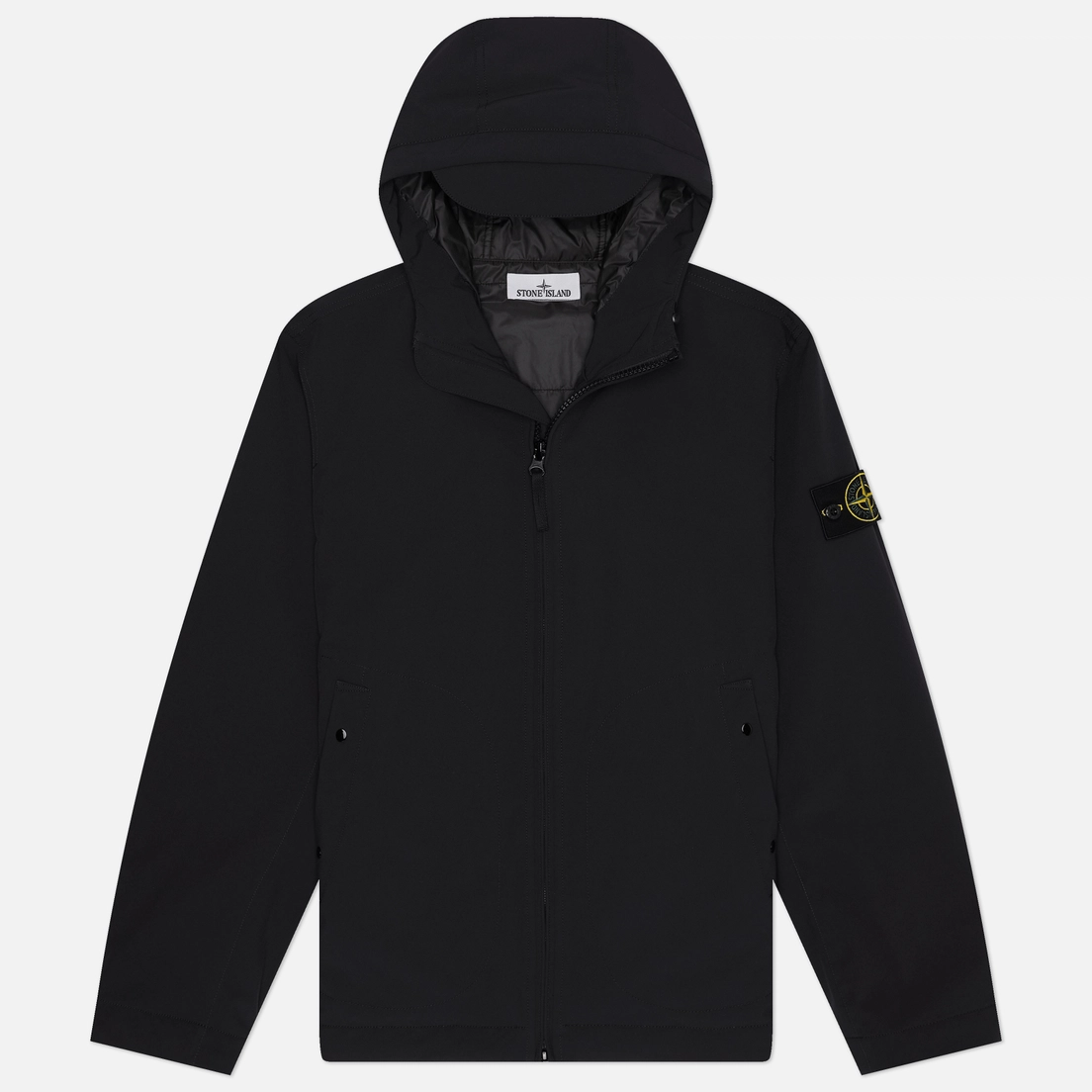 Stone Island Мужская куртка ветровка Soft Shell-R E.Dye Hooded