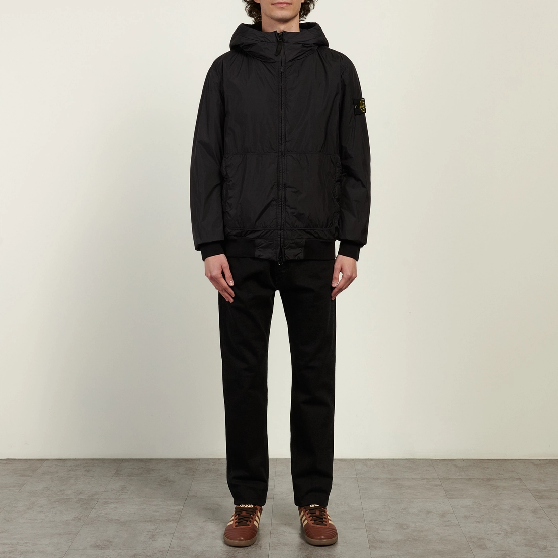 Stone Island Мужская демисезонная куртка Crinkle Reps NY PrimaLoft-TC