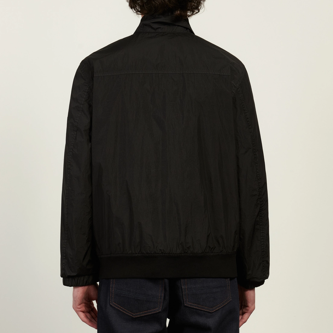 Stone Island Мужская куртка ветровка Crinkle Reps NY Stand Collar