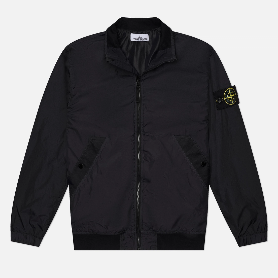 Stone Island Мужская куртка ветровка Crinkle Reps NY Stand Collar