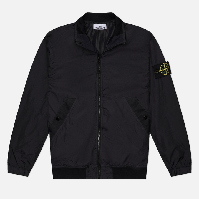 Мужская куртка ветровка Stone Island Crinkle Reps NY Stand Collar