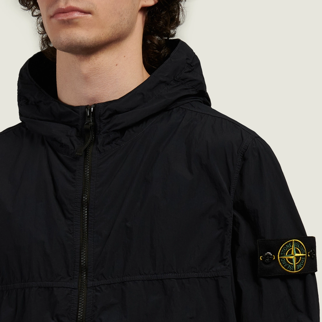 Stone Island Мужская куртка ветровка Nylon Smerigliato-TC Hooded