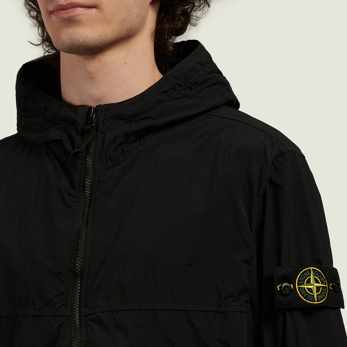 Stone Island Мужская куртка ветровка Nylon Smerigliato-TC Hooded
