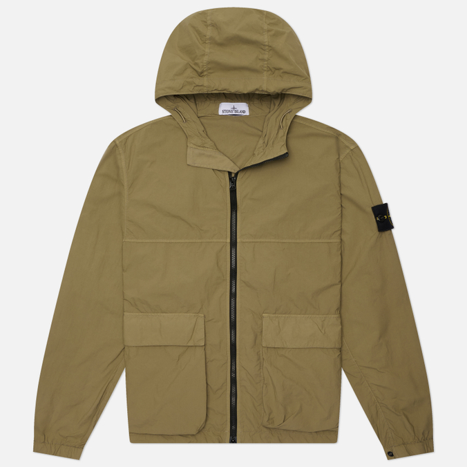 Мужская куртка ветровка Stone Island Nylon Smerigliato-TC Hooded