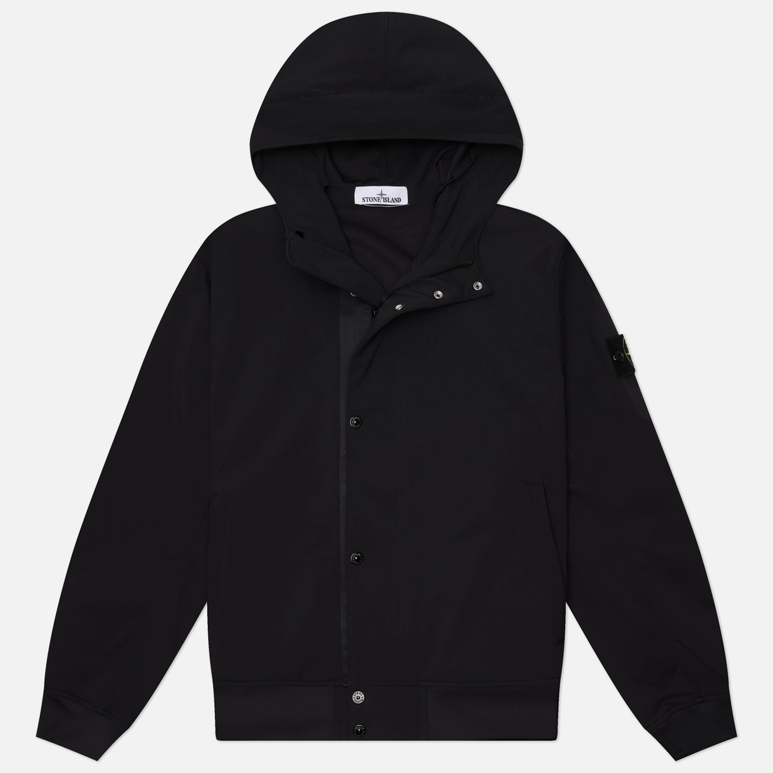 Stone Island Мужская куртка ветровка Light Soft Shell-R E.Dye Waterless Color System