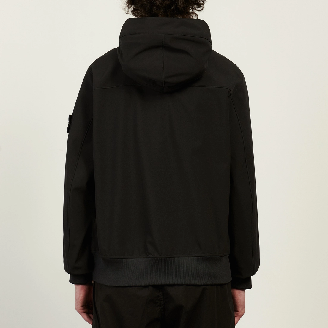 Stone Island Мужская куртка ветровка Light Soft Shell-R E.Dye Waterless Color System