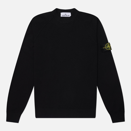 Мужской свитер Stone Island Light Raw Hand Organic Cotton Loose, цвет синий, размер M