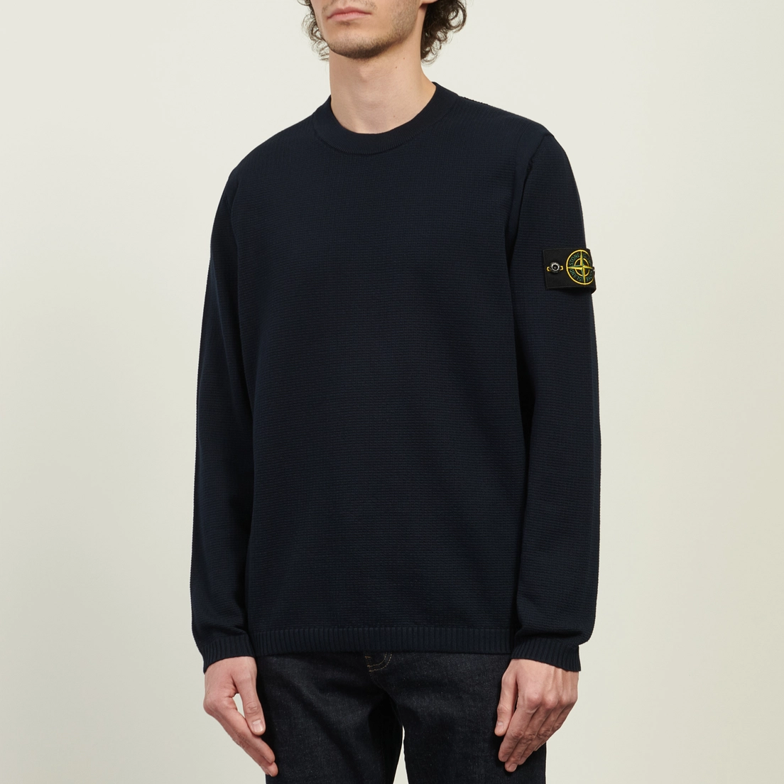 Stone Island Мужской свитер Micro Stitch Soft Organic Cotton
